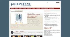 Desktop Screenshot of ficcionbreve.org